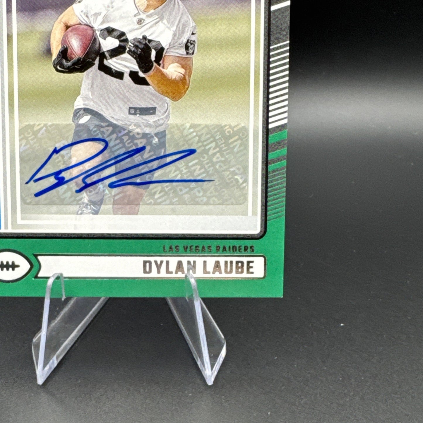 2024 Panini Donruss - Rated Rookie Green Autographs #372 Dylan Laube (AU, RC)
