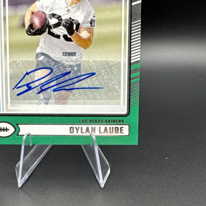 2024 Panini Donruss - Rated Rookie Green Autographs #372 Dylan Laube (AU, RC)
