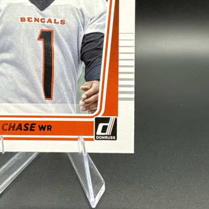 2021 Donruss Jamarr Chase Rated Rookie Canvas #262 Bengals