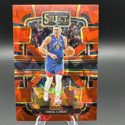 2023-24 Select Nikola Jokic Red Cracked Ice Prizm #32 Concourse