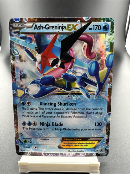 Pokémon Ash-Greninja EX Promo Holo XY133 XY Basic 170 HP Ninja Blade Card