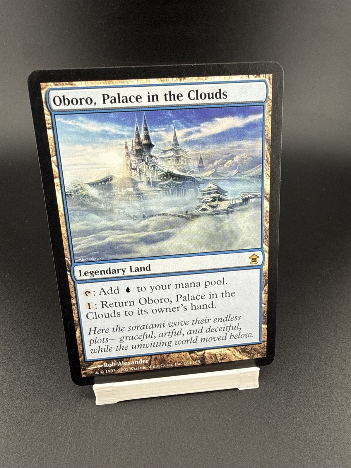 Wizards Oboro Palace in the Clouds Kamigawa 2005 Legendary Land Blue Rare Regul…