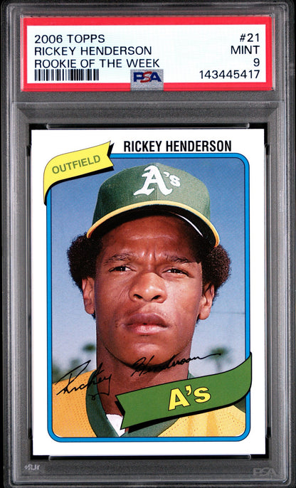 2021 Topps Tribute - Rickey Henderson #21