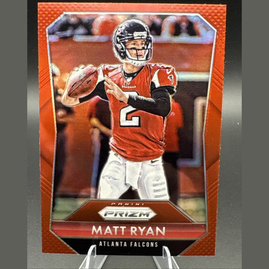 2015 Panini Prizm Football Red Prizm #2 - Matt Ryan - Atlanta Falcons
