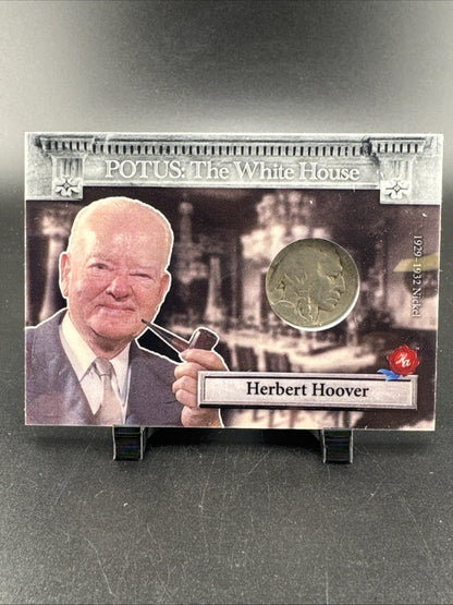 2025 Historic Autographs POTUS: The White House Herbert Hoover 1929 Nickel Coin