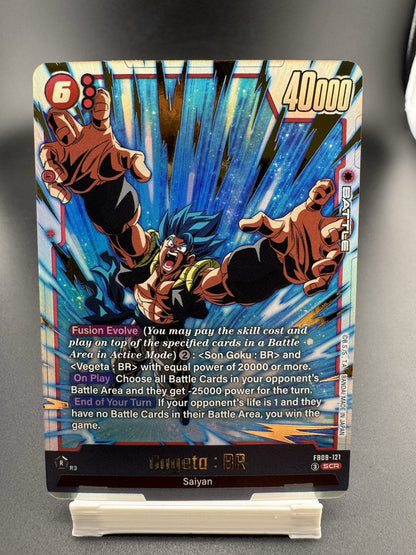 Dragon Ball Super Fusion World Dual Evolutions FB09 Gogeta BR SCR #FB09-121