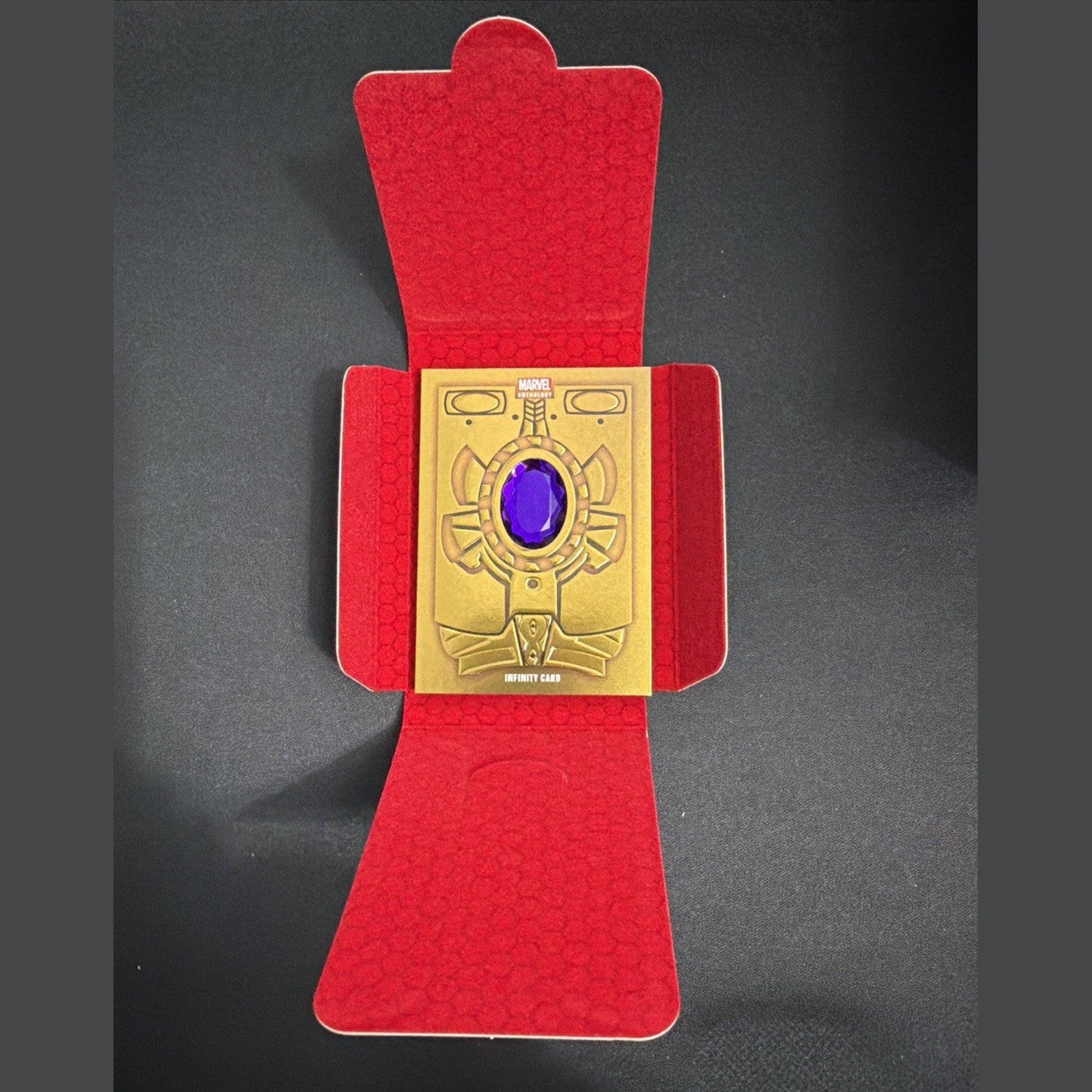 POWER Infinity Stone Memorabilia Card 2025 Panini Marvel Anthology | Thanos SSP