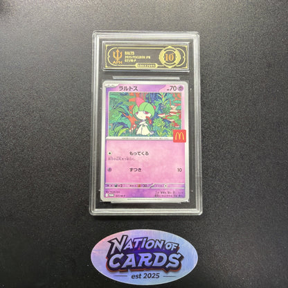 2025 POKEMON JAPANESE RALTS 021/M-P McDonald's Promo APH GOLD 10