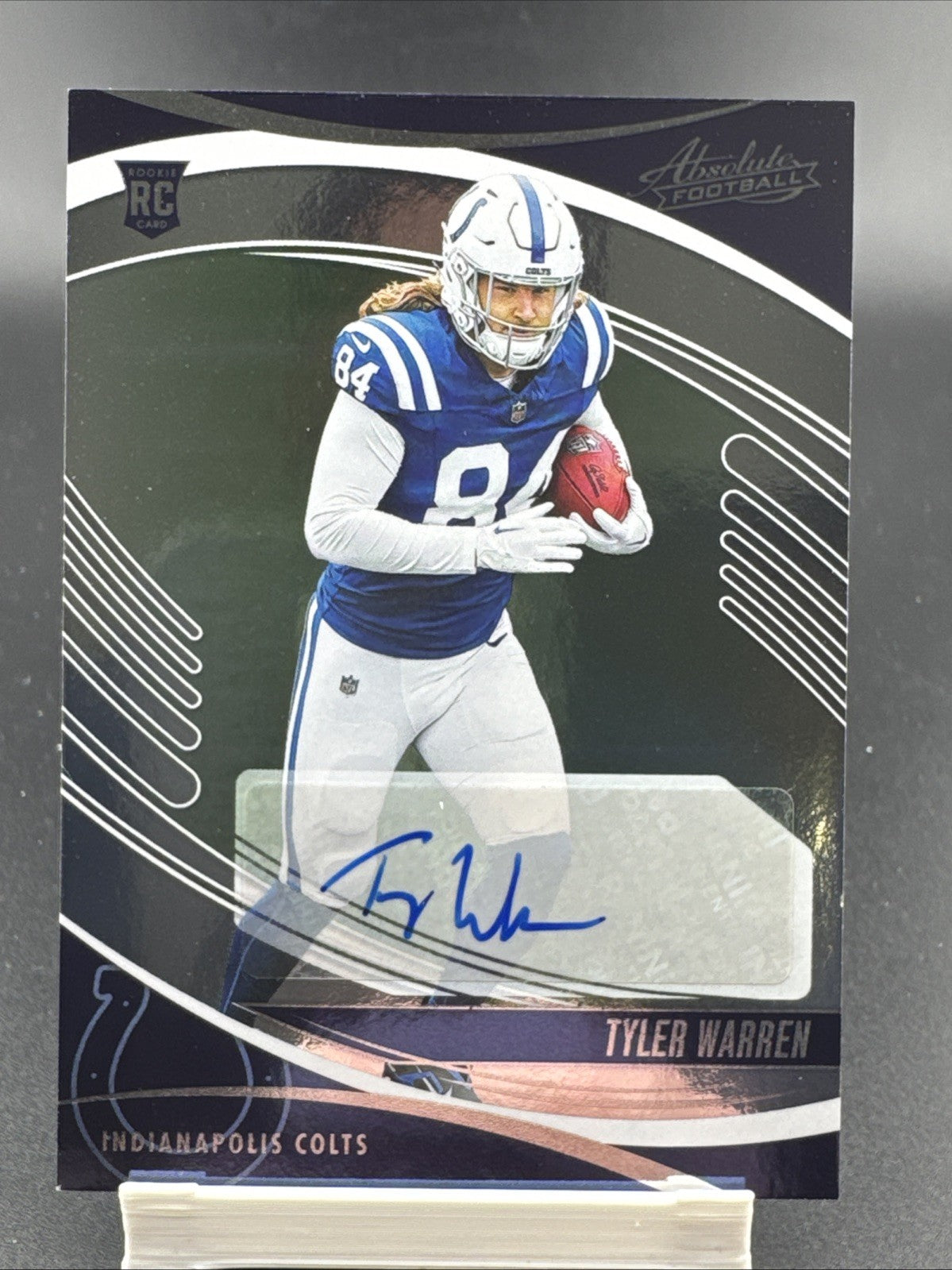 2025 Panini Absolute Tyler Warren Signature Rookies RC Auto Colts #195