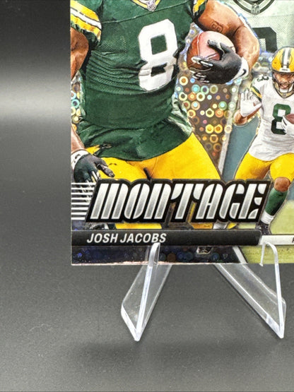 2024 Panini Mosaic Montage No Huddle Silver #M-17 Josh Jacobs Packers