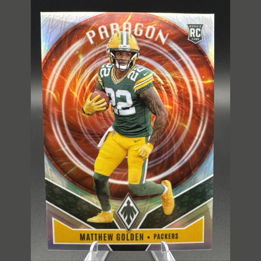 2025 Phoenix #13 Matthew Golden Paragon Green Bay Packers Rookie Card