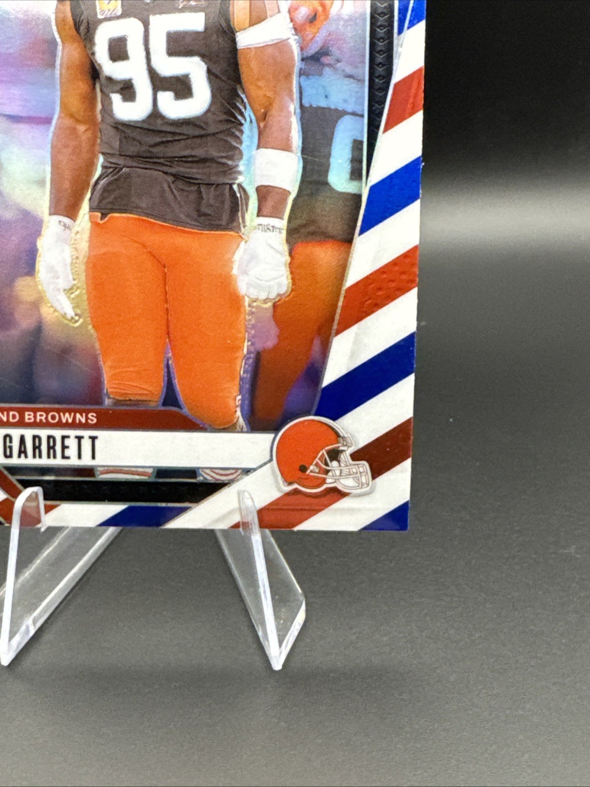 2024 Panini Prizm - Myles Garrett #69 Red White & Blue Prizm