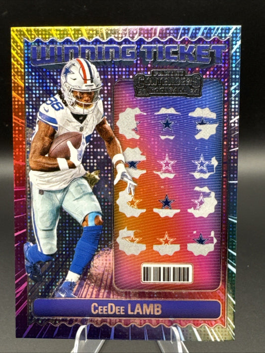 2024 Panini Contenders Winning Ticket CeeDee Lamb #10