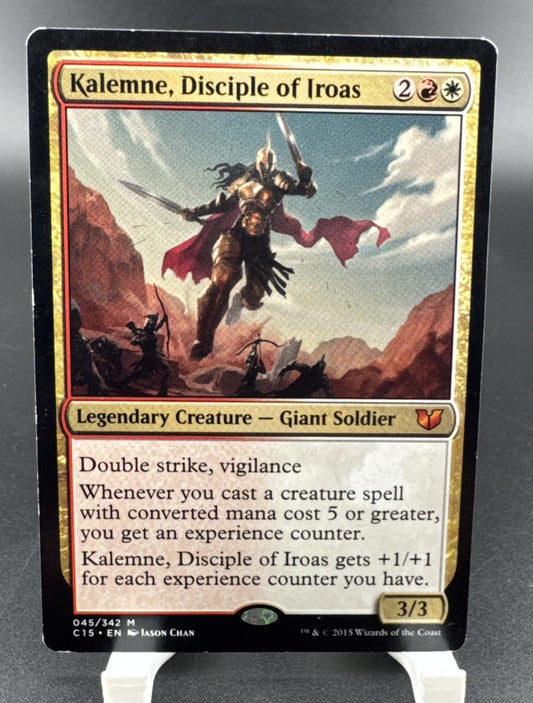Wizards Kalemne Disciple of Iroas Commander 2015 Legendary Red White Mythic Gia…