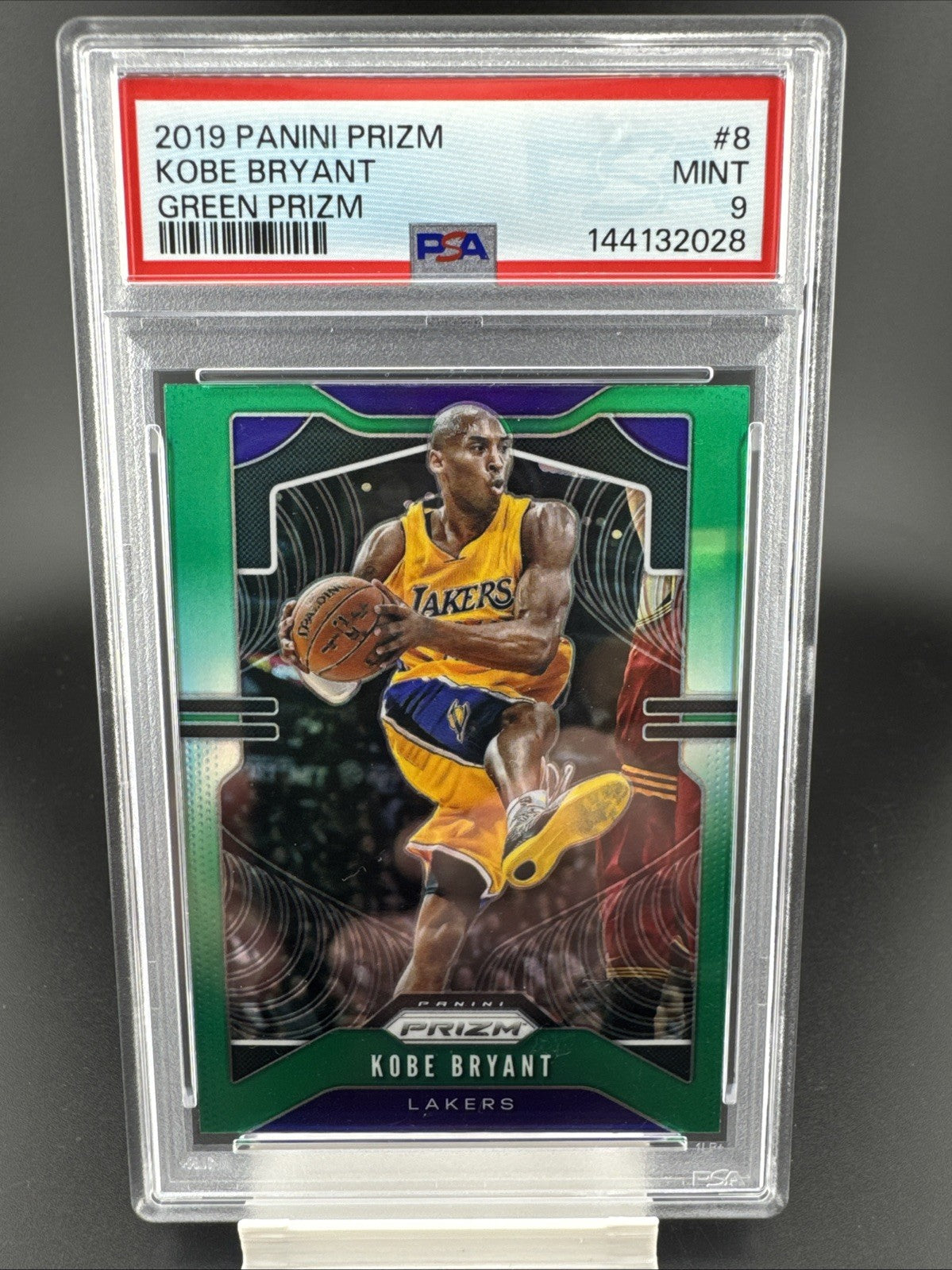 2019-20 Kobe Bryant Panini GREEN Prizm PSA 9 MINT