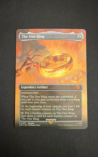 The One Ring (Borderless) (LTR) Magic : The Gathering Foil