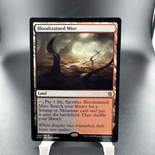 🔥 Magic the Gathering MTG Bloodstained Mire (230) Khans of Tarkir  - NM/M!!