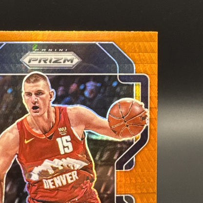 2021/22 Panini Prizm Nikola Jokic Orange Hyper Prizm SSP #32