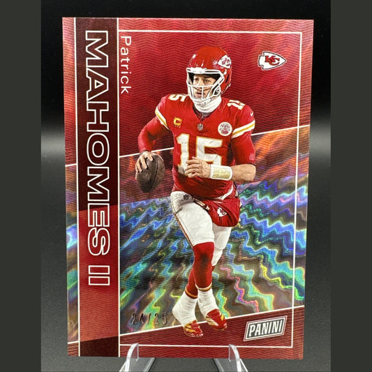 2025 The National Silver Pack Lightning Spokes #18 Patrick Mahomes 24/25 Chiefs