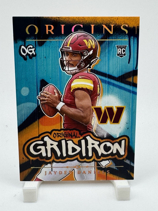 2024 Panini Origins Rookie Jayden Daniels Original Gridiron Holo RC #7