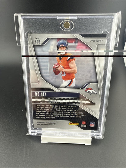 2024 Panini Sliver Prizm Bo Nix Denver Broncos