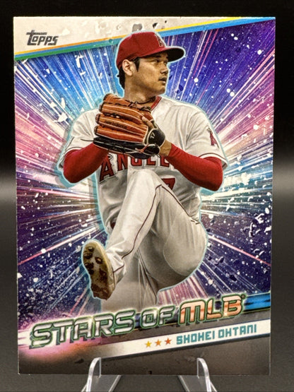SHOHEI OHTANI Baseball Card 2024 Topps Stars of MLB Insert #SMLB-21 Angels MVP