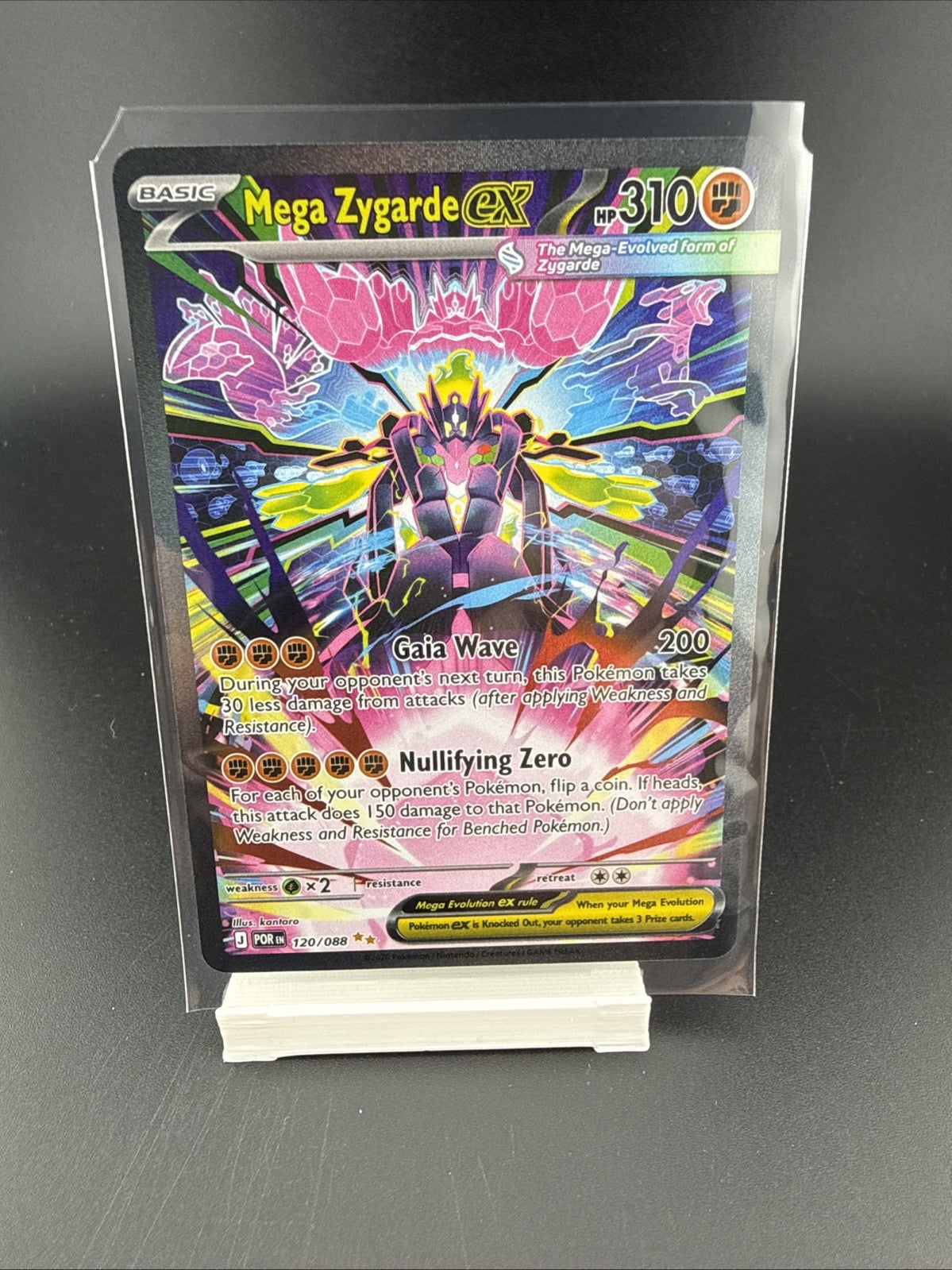 Pokémon Mega Zygarde EX Foil 120/088 perfect Order English