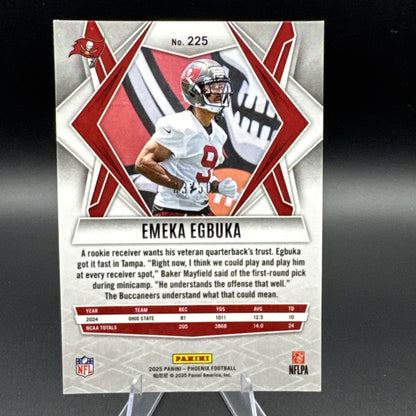 2025 Phoenix Emeka Egbuka RC Blue 3/50 #225 Buccaneers Rookie- SP