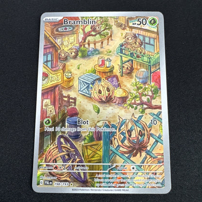 Bramblin 198/193 SV Paldea Evolved Illustration Rare Pokemon Card - NM