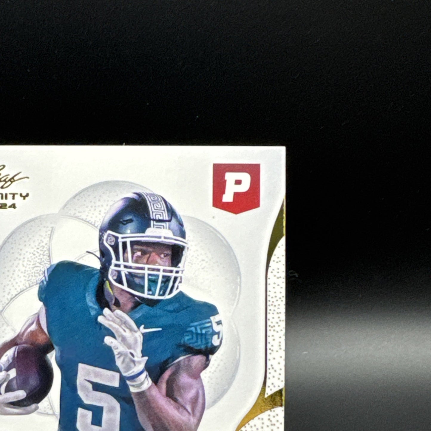 2024 Leaf Trinity-NATHAN CARTER Gold Foil #BA-NC1 Michigan State Falcons Auto RC