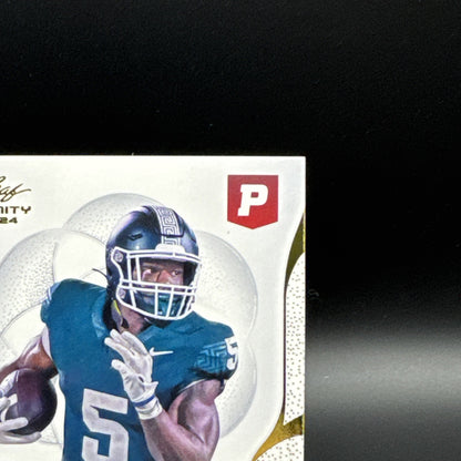 2024 Leaf Trinity-NATHAN CARTER Gold Foil #BA-NC1 Michigan State Falcons Auto RC