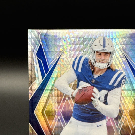 2025 Panini Phoenix TYLER WARREN Rookie RC Hyper Silver Prizm Colts #185