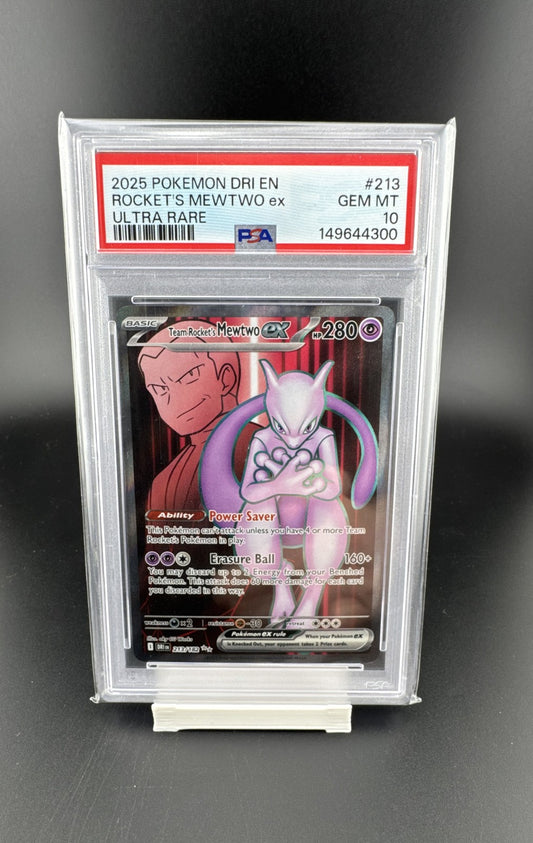 Team Rocket's Mewtwo ex 213/182 Sv10: Destined Rivals Holo