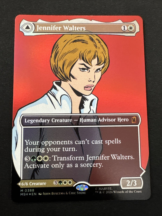 MTG Jennifer Walters Borderless Foil M 0388 Marvel Super Heroes MSH She-Hulk
