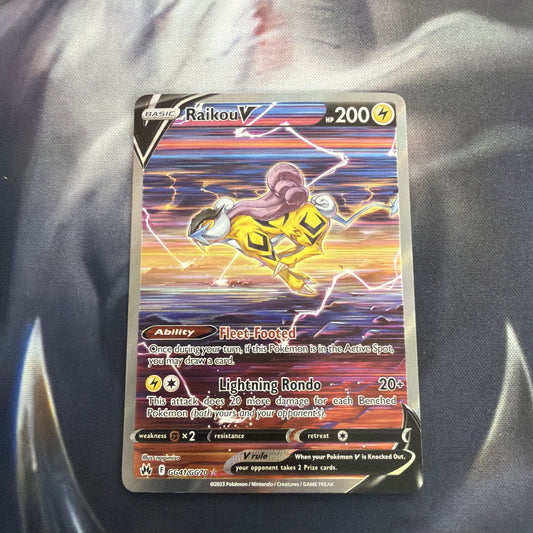 Raikou V GG41/GG70 SWSH: Crown Zenith: Galarian Gallery Holo