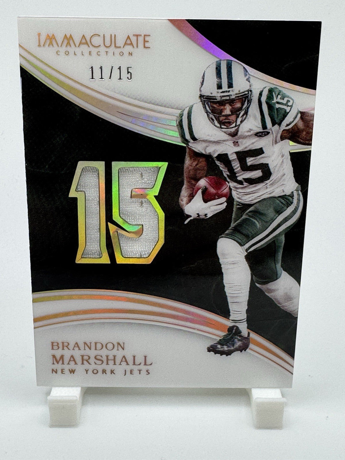 2016 Panini Immaculate Numbers Memorabilia 11/15 Brandon Marshall #BM