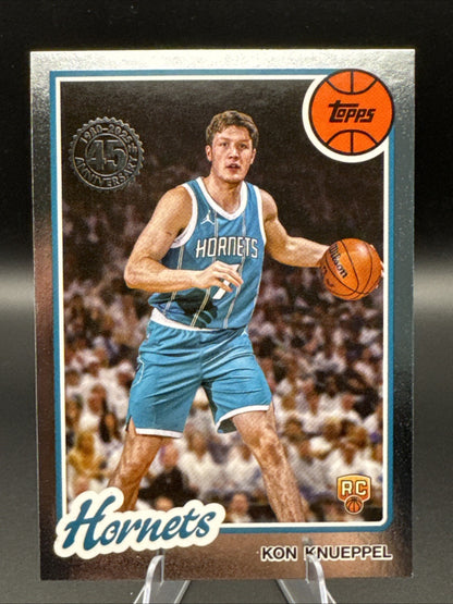 2025-26 Topps Flagship Basketball Kon Knueppel 45th Anniversary Foil #80BK-53 RC