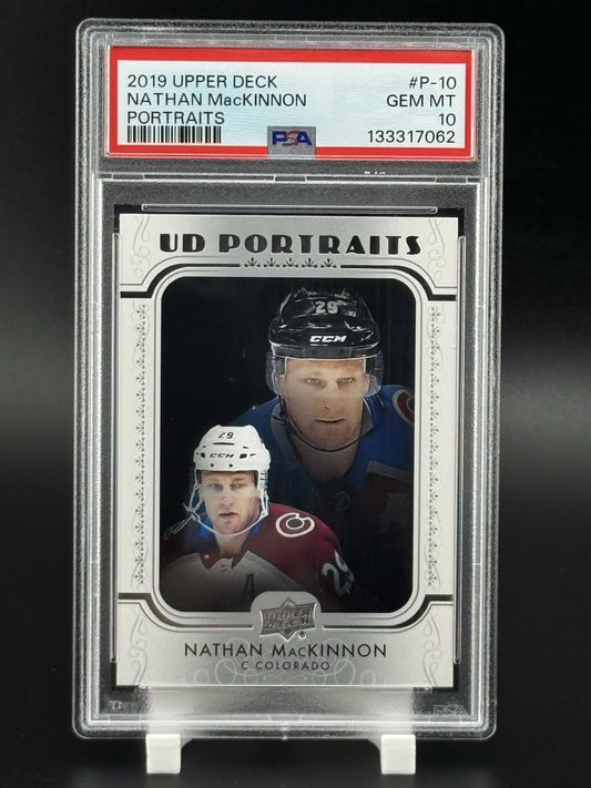 2019-20 Upper Deck - Ud Portraits Rookies Cale Makar #P-50 (RC) PSA 10 Avs