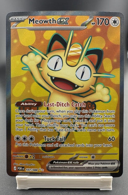 Meowth ex 107/088 Me03: Perfect Order Holo