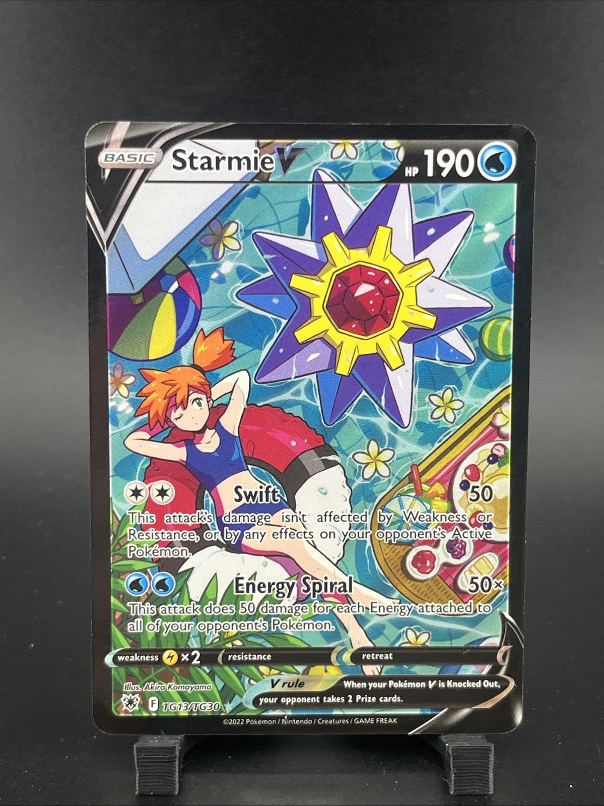 Starmie V TG13/TG30 Swsh10: Astral Radiance Trainer Gallery Holo
