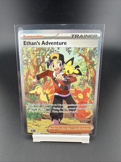 2025 Pokemon TCG English Destined Rivals DRI EN 236/182 Ethan's Adventure TB18