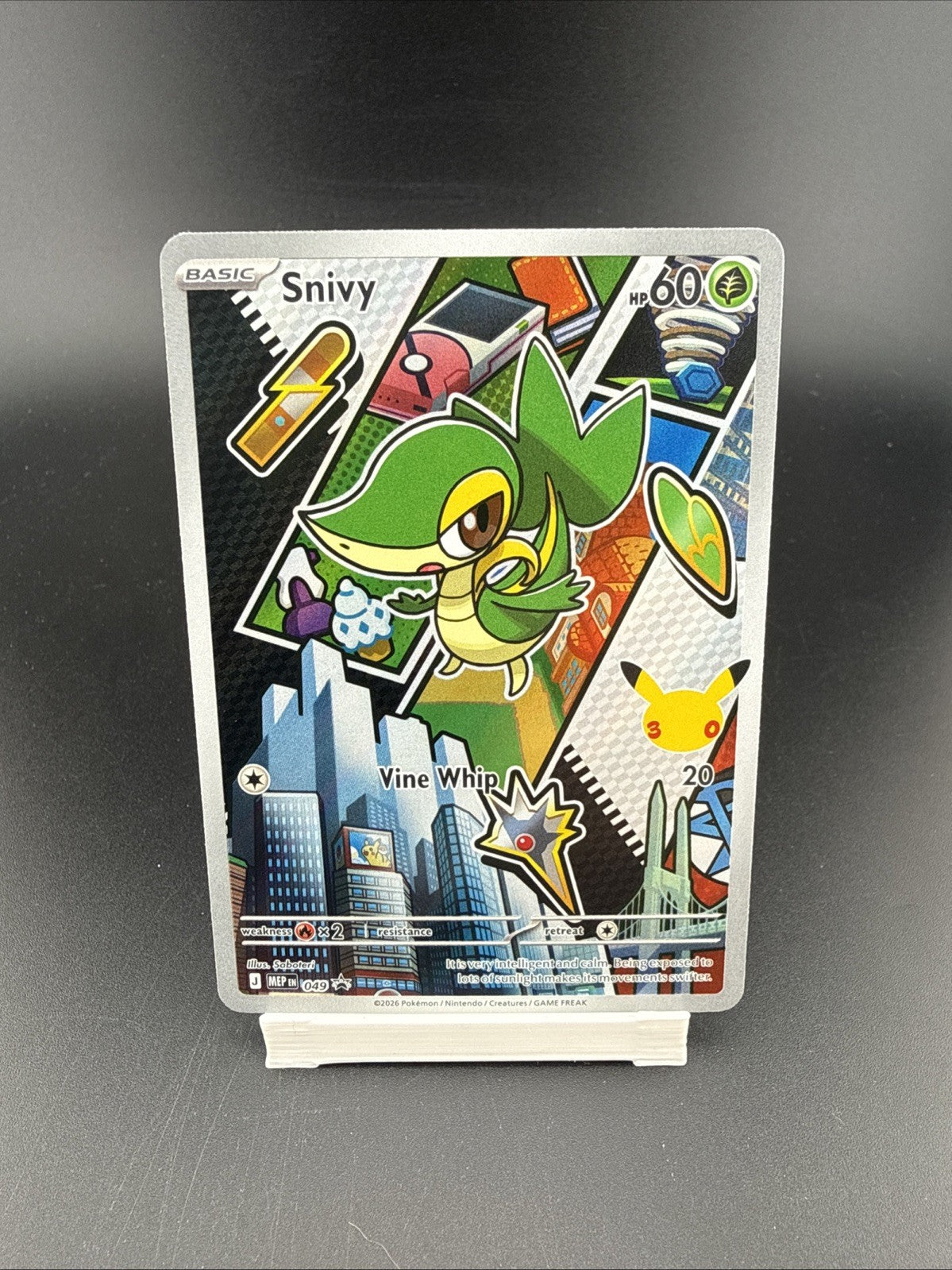 SNIVY 049 MEP - MEGA EVOLUTION BLACK STAR PROMO : FIRST PARTNER SERIES 2 NM