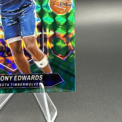 Anthony Edwards 2023 Panini Mosaic #33 Green Mosaic Prizm Minnesota Timberwolves