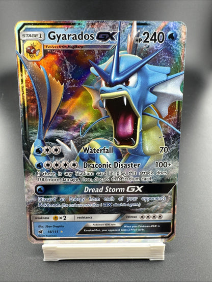 GYARADOS GX 2017 POKEMON SUN & MOON CRIMSON INVASION RARE 18/111 Q1882