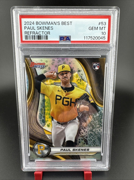 2024 Bowman's Best - Paul Skenes #53 Refractor (RC)