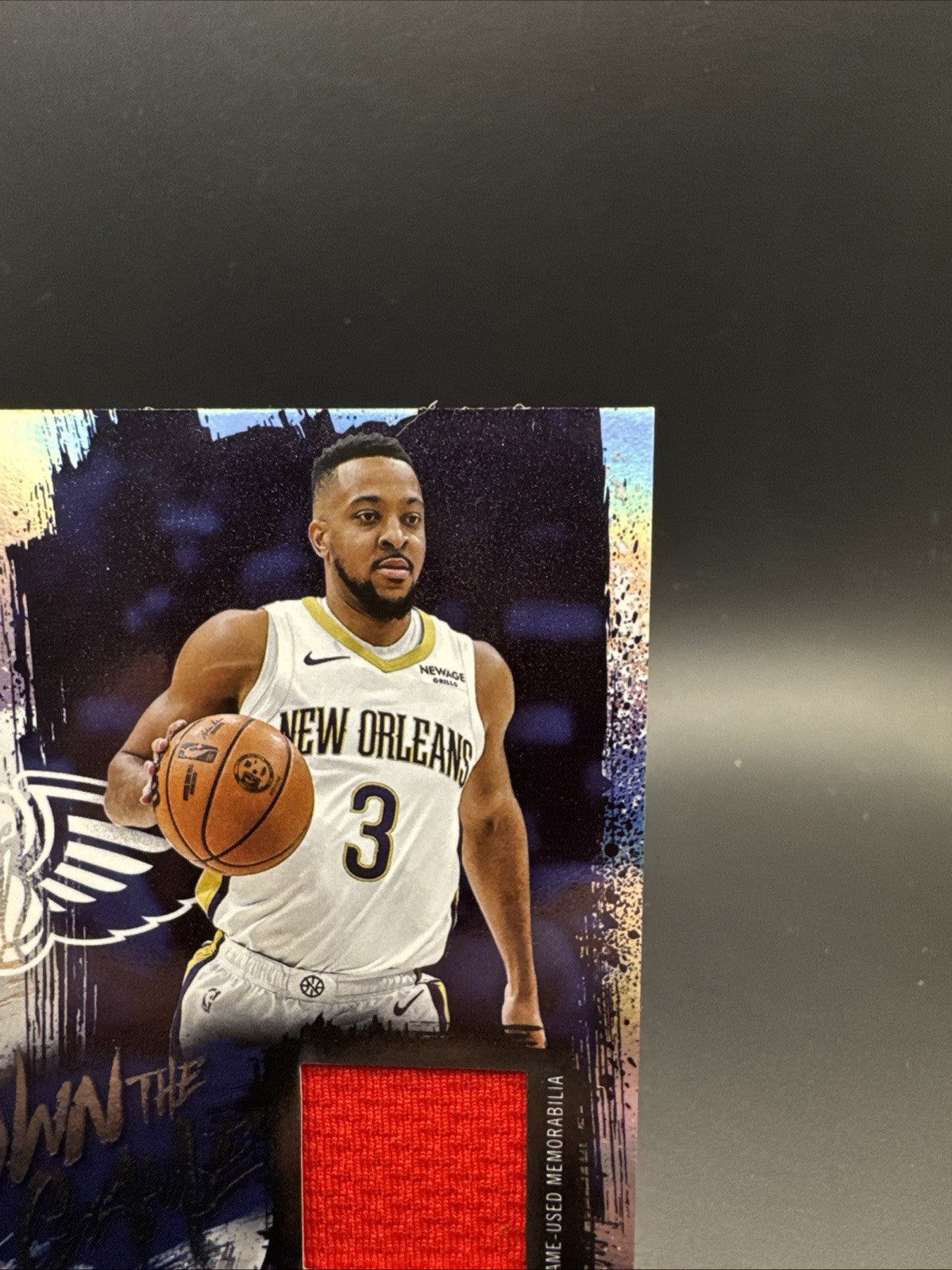 2025-26 Topps CJ McCollum Own the Game Jersey Rainbow Foil #OTGA-CM Pelicans