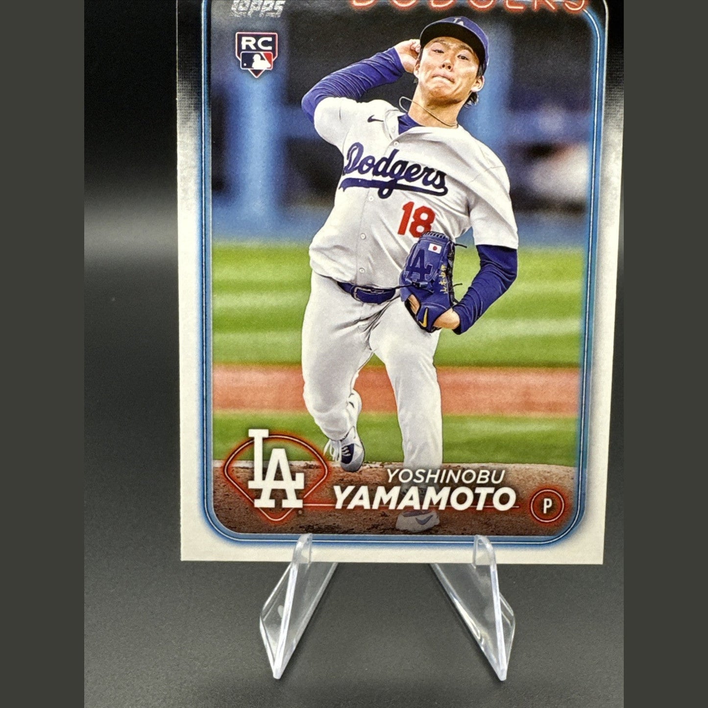 2024 Topps Yoshinobu Yamamoto RC #553 Dodgers