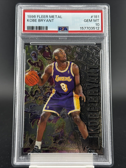 1996-97 Fleer Metal Kobe Bryant #181 (RC) PSA 10