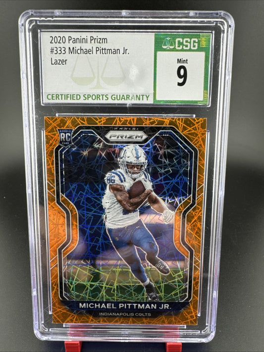 2020 Panini Prizm #333 Michael Pittman Lazer CSG 9