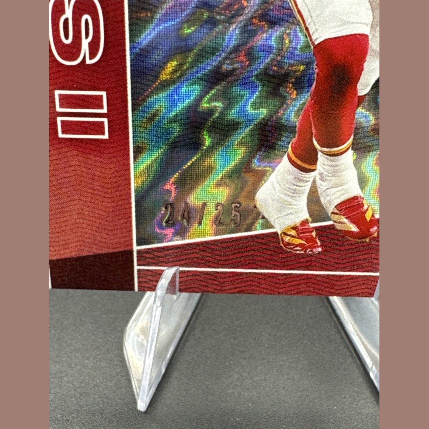 2025 The National Silver Pack Lightning Spokes #18 Patrick Mahomes 24/25 Chiefs